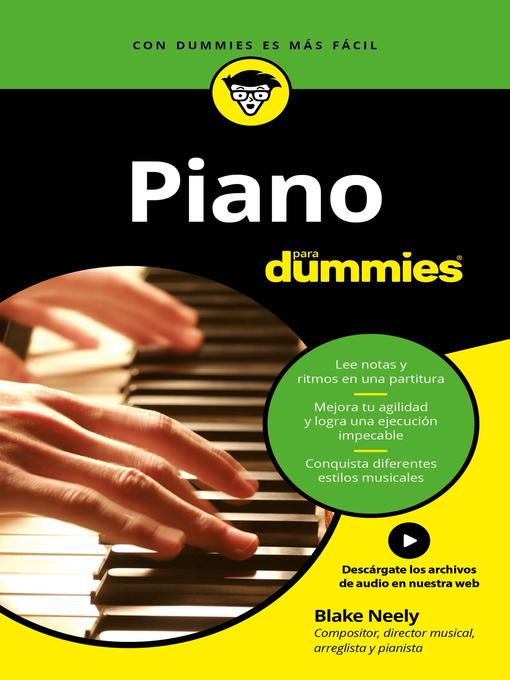 Title details for Piano para Dummies by Blake Neely - Wait list